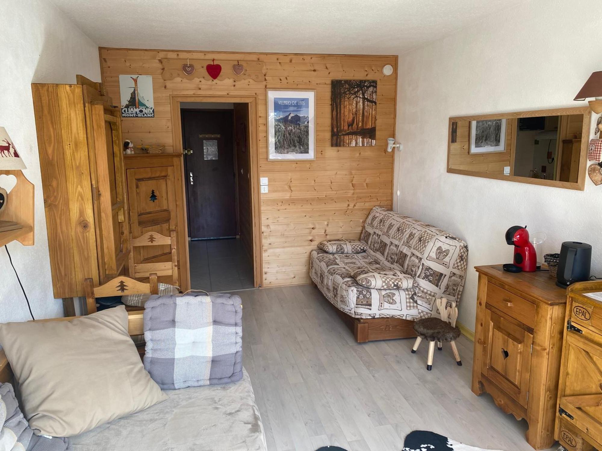 Studio Face Aux Pistes Avec Wifi Виллар-де-Ланс Экстерьер фото